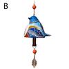 Hand Painted Resin Hanging Bird Song Bell Hanging Wind Chime Garden Decoration Bird Wind Chime Courtyard Decoration
