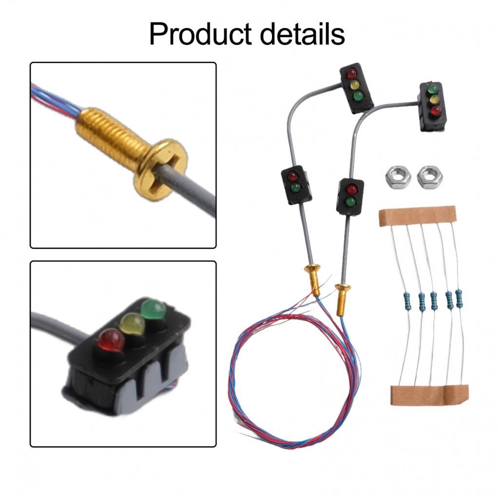 & 2X Schraube Bemalte Lichter Zubehör DIY Modell LED