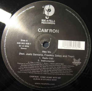 12inch Record CAM'RON - Hey Ma / Boy Boy 4400639581 Roc-A-Fella Rec 2002 US Rap & Hip-Hop/R&B Used