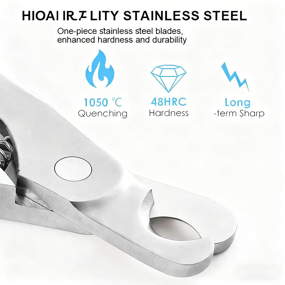 Dog Cat Nail Clipper manicure pet Nail scissors gift All-Steel Material Trimmer Durable Blades Ergonomic pet Grooming Tool