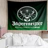 1pz Jager-meister Bevanda Spiritosa Asciugatura Rapida Arazzo, Arazzo dal Design Unico, Adatto per Camera da Letto, Soggiorno, Sala Giochi, Scaldacuore Regali di Festa