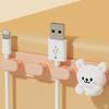 Cute Animal Design Cable Clip Self-Adhesive Cord Winder Clip Strong Adhesive Cable Holder  USB