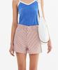 Minasu Stripe Denim Short Pants_Red