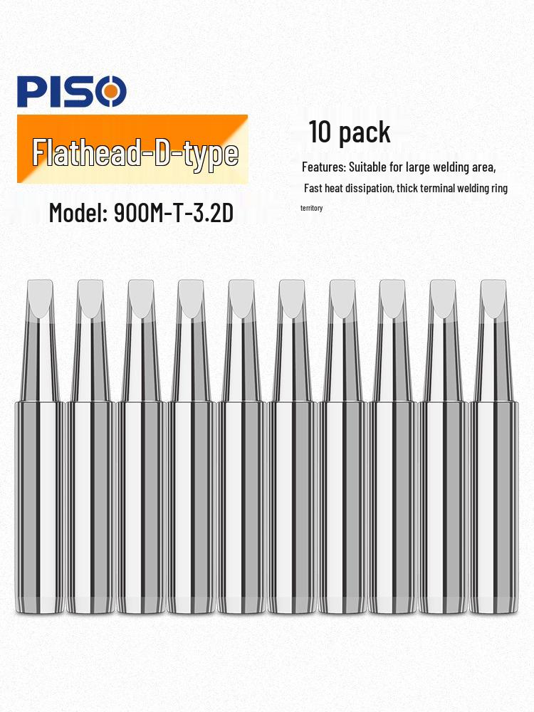 Lead-Free 936 Soldering Iron Tip, Constant Temperature, Internal Heating, 60W, Universal Needle Point, Horseshoe, Knife Shape.