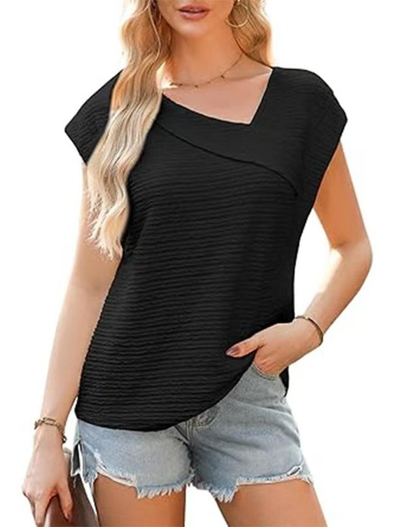 Women's Summer Casual Short Sleeve T-Shirt Fashion Top
