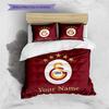 Vlastní jméno Galatasaray Pride Ložní prádlo, Sada přikrývek Povlak na přikrývku Povlak na polštář Domov Narozeninový dárek (1 * povlak na peřinu + 2 * povlak na polštář, bez jádra)