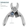 Little Chubby Large Opening Stainless Steel Nail Clippers, Anti-Splatter, Side Lock, Mini Set