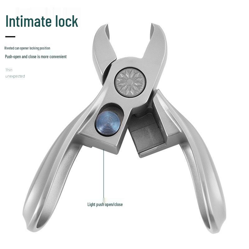 Little Chubby Large Opening Stainless Steel Nail Clippers, Anti-Splatter, Side Lock, Mini Set