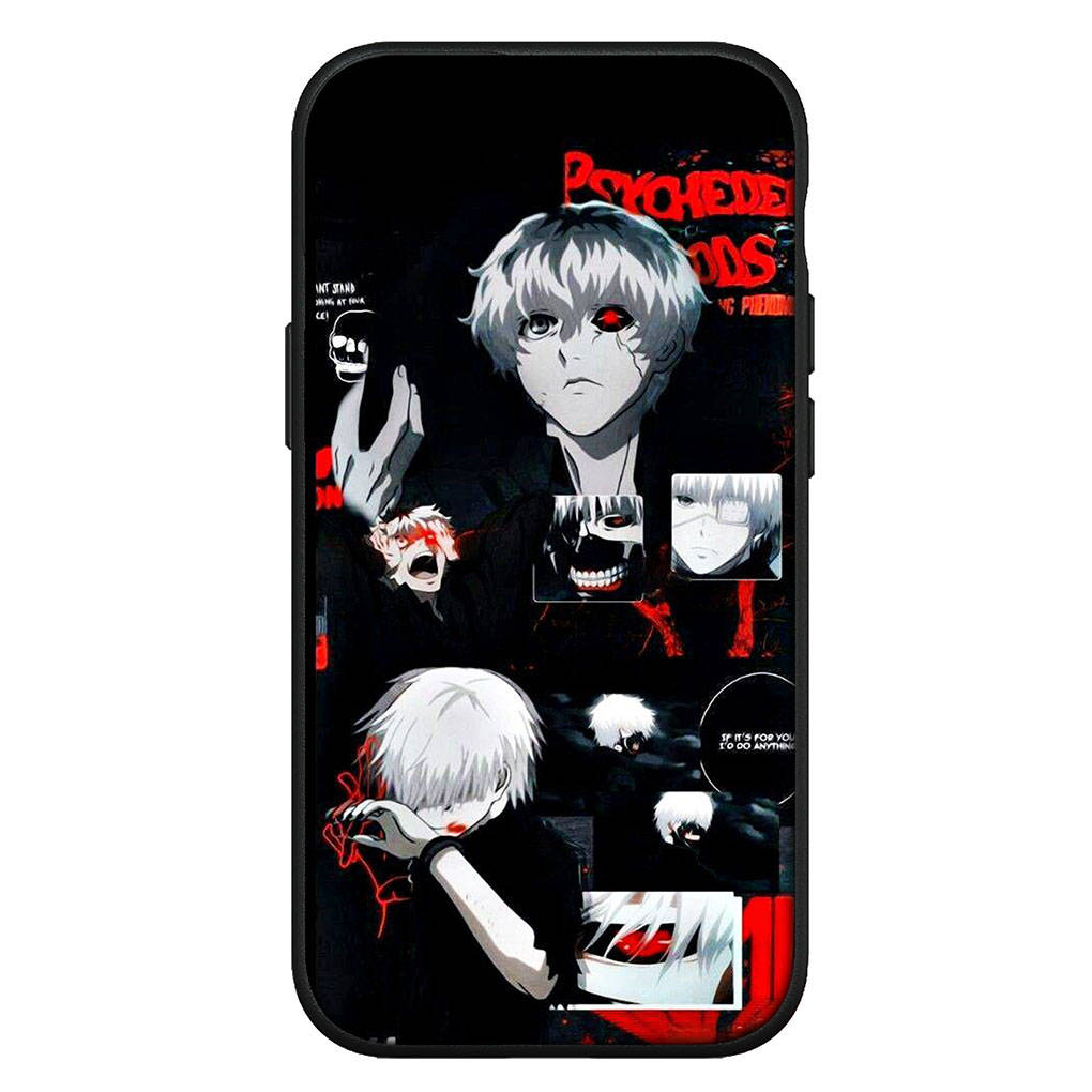 Cover for iPhone 16 15 14 Xiaomi Redmi Note 13 12 11 Pro Max X 10 8 9 XR Samsung Galaxy S24 S23 OPPO Huawei Comics Tokyo Ghoul Ken Kaneki Phone Case