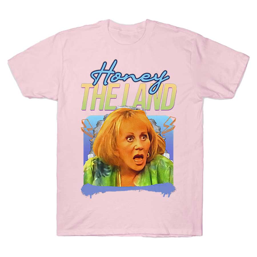 Honey, The Land! Sylvia Browne T-shirt For Men Women 100% Cotton T Shirts Short Sleeve Tops 1012-2