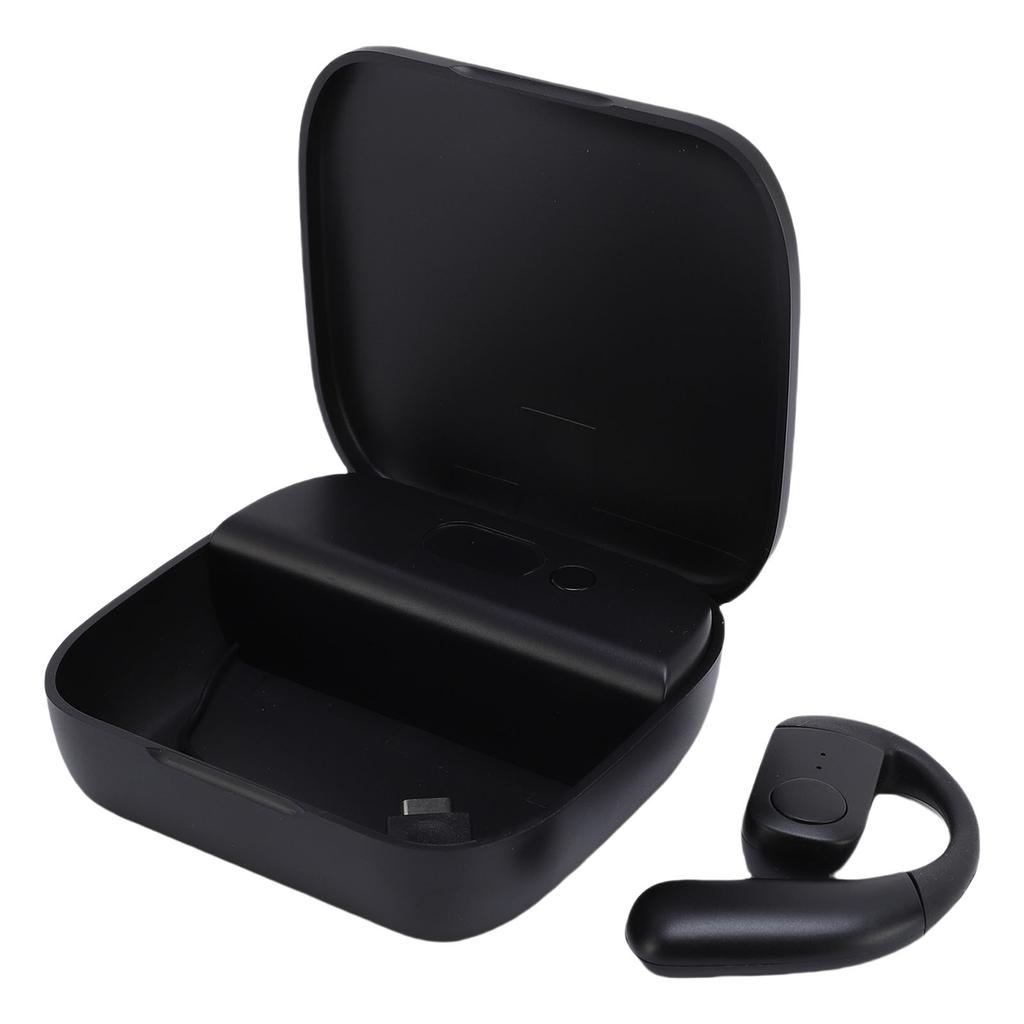 Einzelner Bluetooth-Ohrhörer Schwarz Links Rechts Ohr Universal Lange Akkulaufzeit Drahtloser Bluetooth-Kopfhörer
