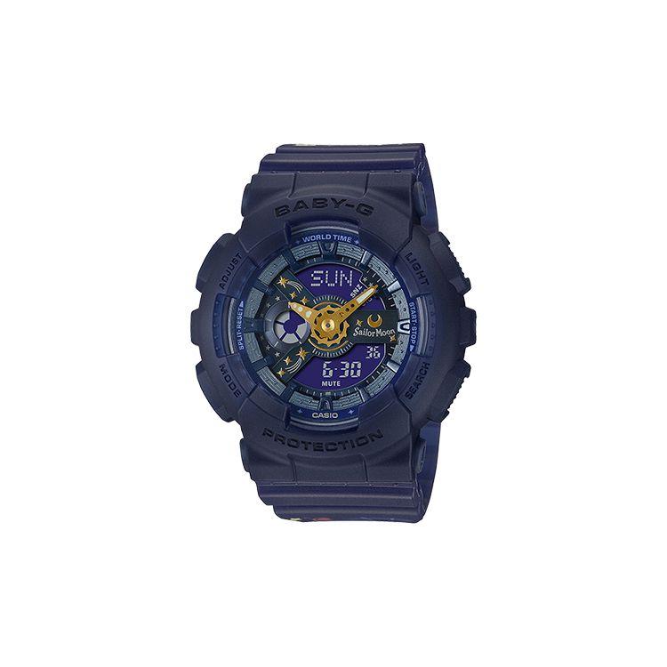 Casio Baby-G Sailor Moon Collaboration Special Packaging Design Electronic Movement Watch Unisex Watches Blue BA-110XSM-2APR Girlish Collaboration Box