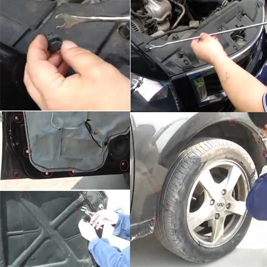 300x Mixed Car Bumper Retainer Fastener Rivet Clips Door Panel Fender Liner Clip