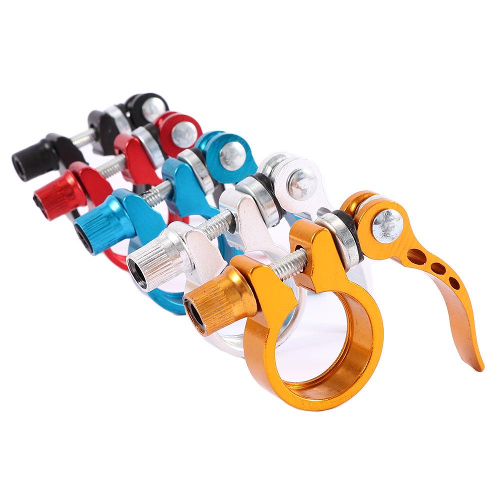 

Aluminum Zinc Zinc Alloy Bicycle Seat Post Seatpost Clamps Seat Post Clamp Cycling Accessories Seat Tube Clip red-34.9 mm