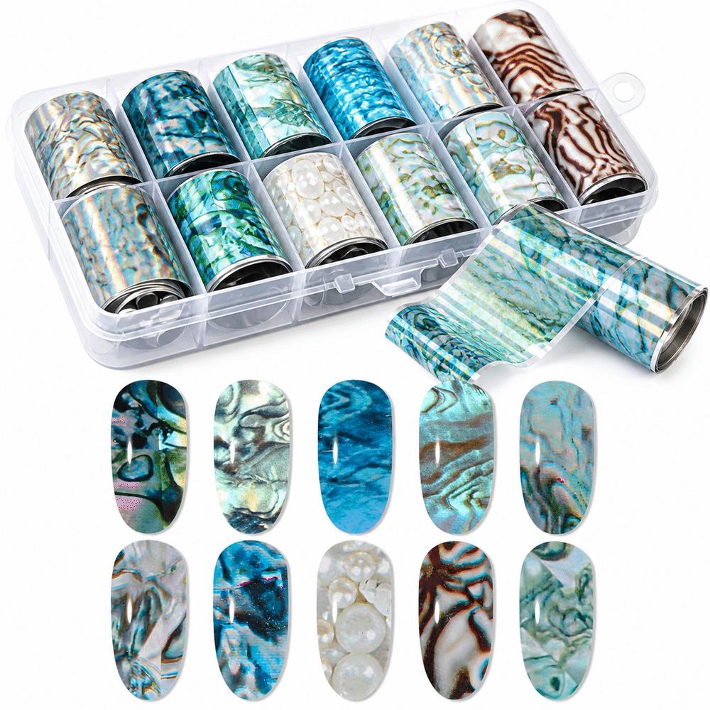 PET Nail Transfer Foil Starry Sky Pattern Nail Art Foil New Nail Foil Stickers Manicure Supplies