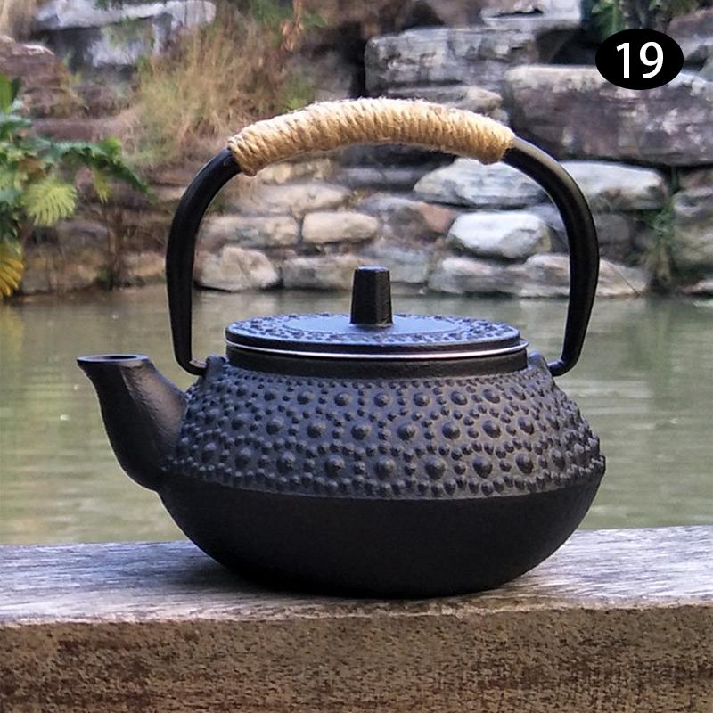 

300ml Retro Japanese Cast Iron Teapot Kitchen Teaware Tea Kettle For Boiling Water Desktop Decoration Kung Fu Tea Tea Ceremony