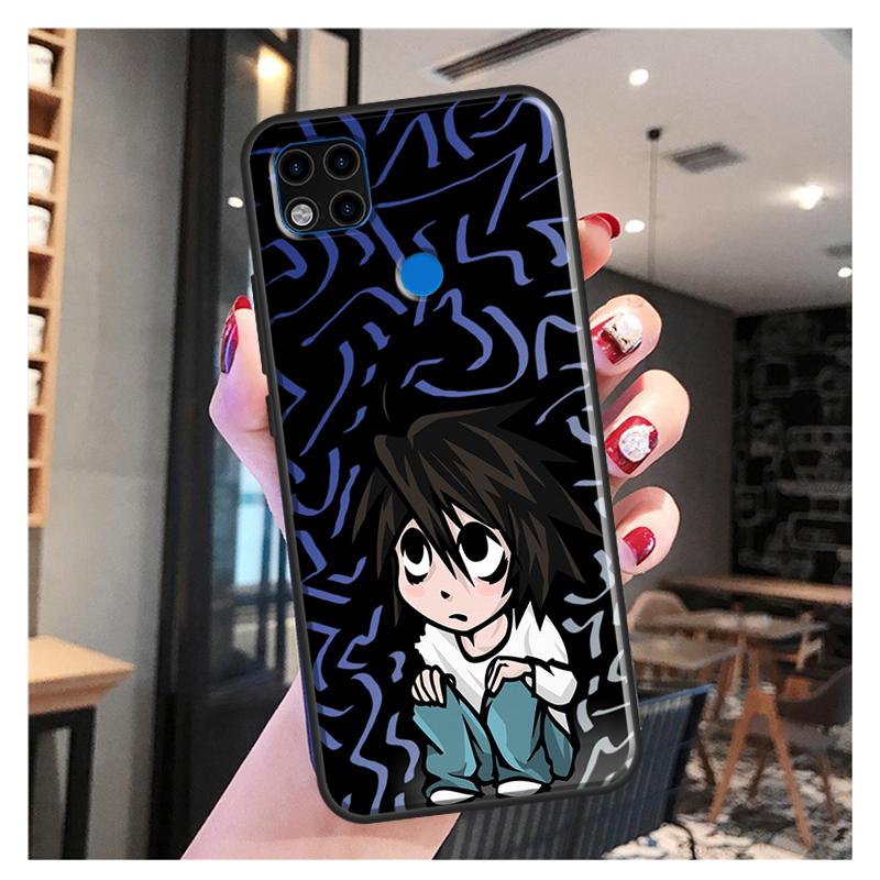 Japan Anime Death Note Für Redmi 10 Fall Für Xiaomi Redmi Hinweis 11 Pro 8 9 10 Pro 8T 9S 10S 9A 9C 9T Abdeckung Fundas