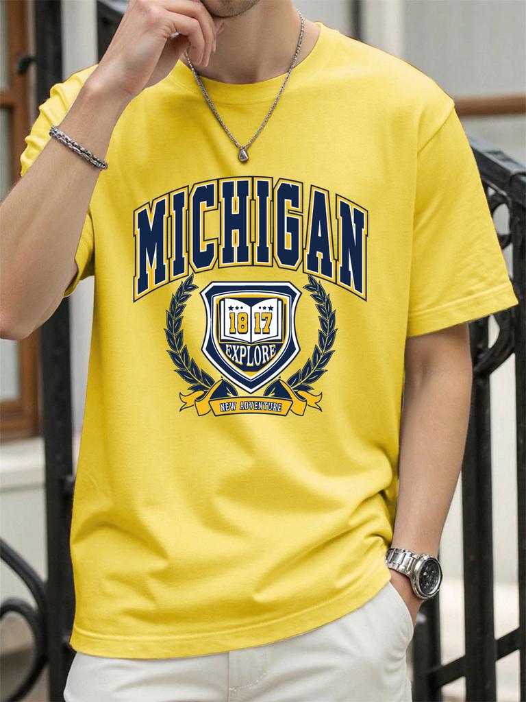 The Sacred Medal Of Usa Print Men T Shirt ONeck Loose Streetwear Trendy Cotton Short Sleeve Summer Unisex Hip Hop TShirt