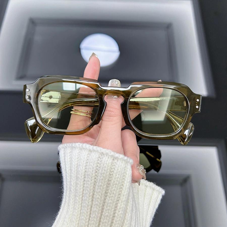 

Designer Brand Square Sunglasses Women Men Geometric Full Frame Sun Glasses Female Mirror Colors Stylish Fashion Other