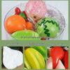 Plastic Apple Fruit and Vegetable Teaching Aid Prop Figurine for Early Education Display