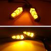 Pthene Motorcycle LED Turn Signal Light Universal Arrow Front Rear DC 36V 48V 52V