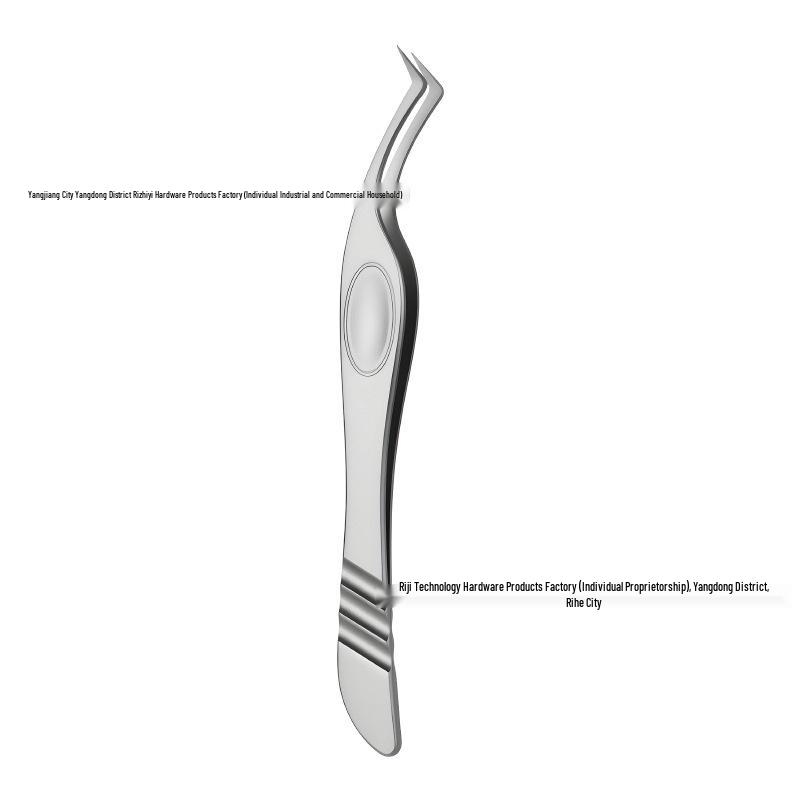 High-Precision Non-Magnetic Stainless Steel Eyelash Extension Tweezers for Professional Artists