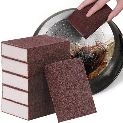 HOMZY Nano Sponge Magic Eraser Carbon Boride Rust Removal Cleaning Sponge Brush Pot Bowl Rust Removal Diamond Sand Cleaning Brush