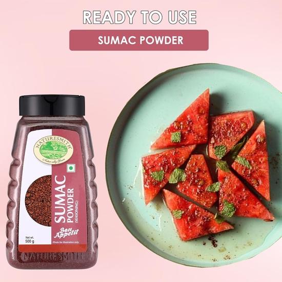 NATURESMITH SUMAC POWDER SEASONING-500g || BIG JAR OF SEASONING READY TO USE ||