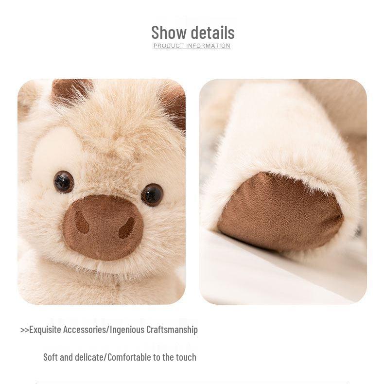 Run Run Series: High Quality Children's Hugging Dolls - Little Rabbit, Calf, Panda, and Raccoon
