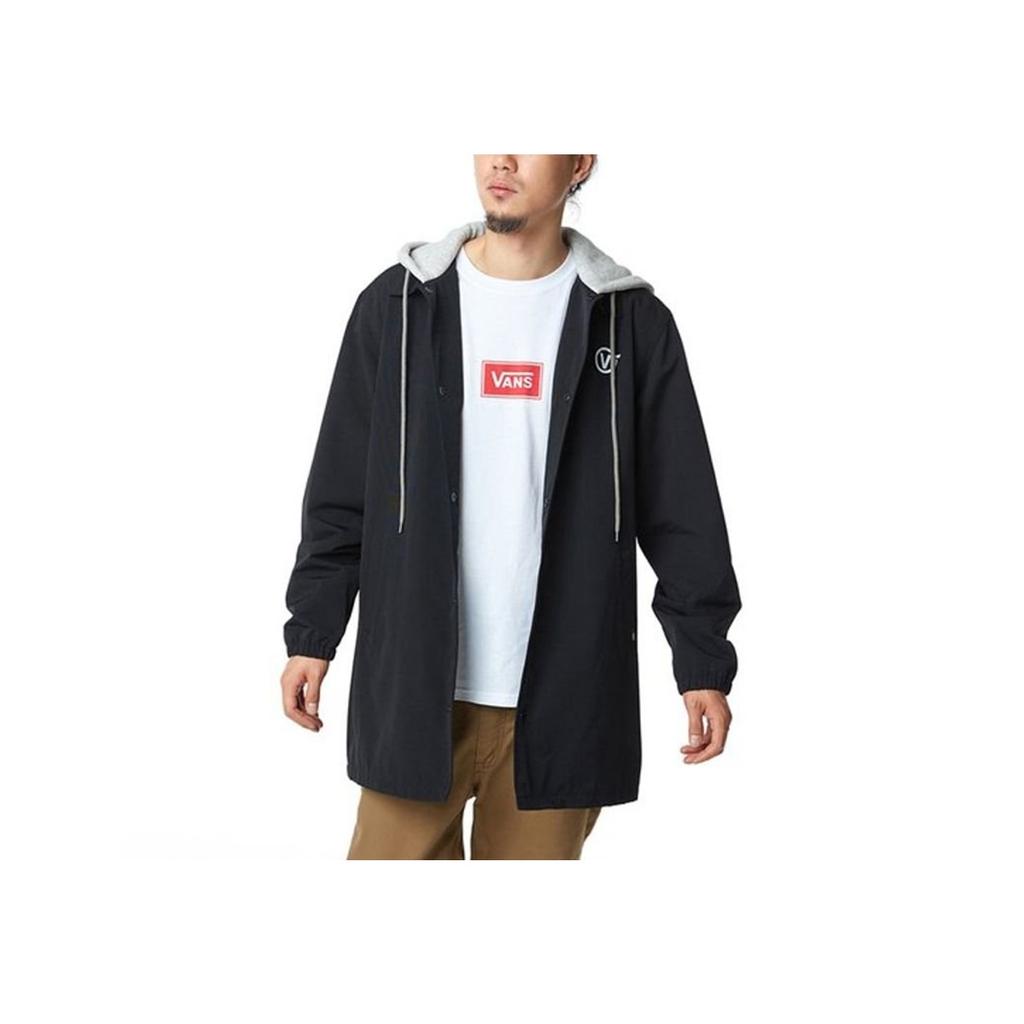 Vans Sports Casual Jacket Men Jackets Black VN0A4BPABLK