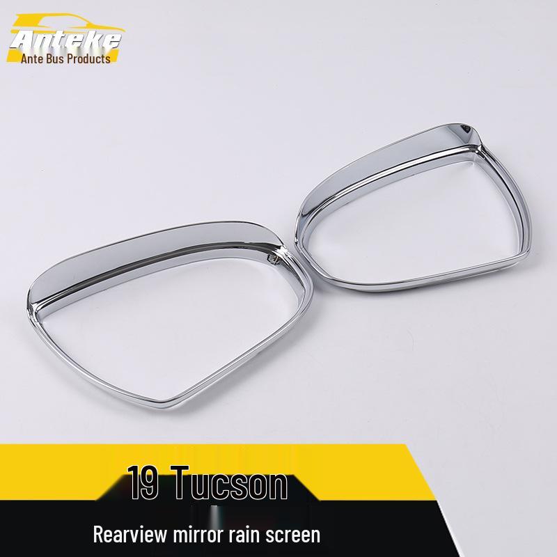 19 Tucson Rearview Mirror Rain Shield with Bright Ring