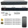 Switch Matriz HDMI 4x4 Compatível com 4K HDR HDTV Switcher Divisor de Matriz 4 Entradas 4 Saídas Caixa HDCP 2.2