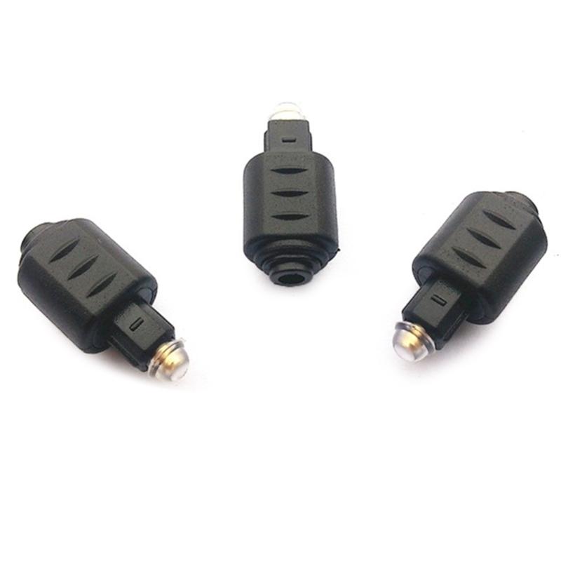Toslink Male To Mini 3.5mm Female Digital Auditory Adapter For Superior Sound And Compatibility