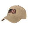 Vintage American Flag Baseball Cap Distressed Washed Cotton Adjustable Hat for Unisex