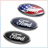 Auto Auto Heckklappe Emblem Aufkleber 11,5x4,5cm Passend für Ford Ranger Escape Mondeo Fusion Fiesta Kuga Edge Focus Mustang Emblem Logo Zubehör