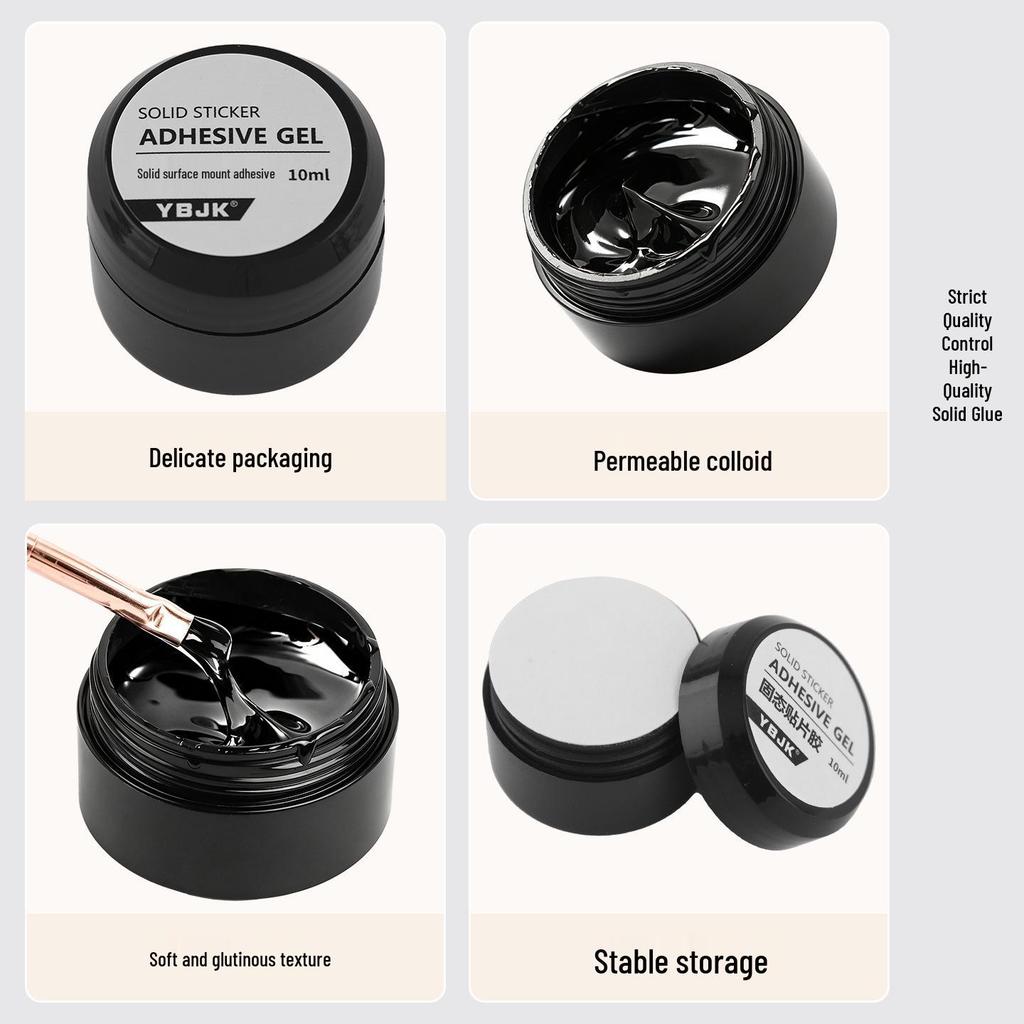 Solid Gel Nail Tips Glue for Adhesive Wearable Nails