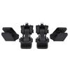 Hood Catch, 2 Sets of Hood Latch Safety Catch and Bracket for Wrangler TJ 97-06 55176636AD 55395652AC