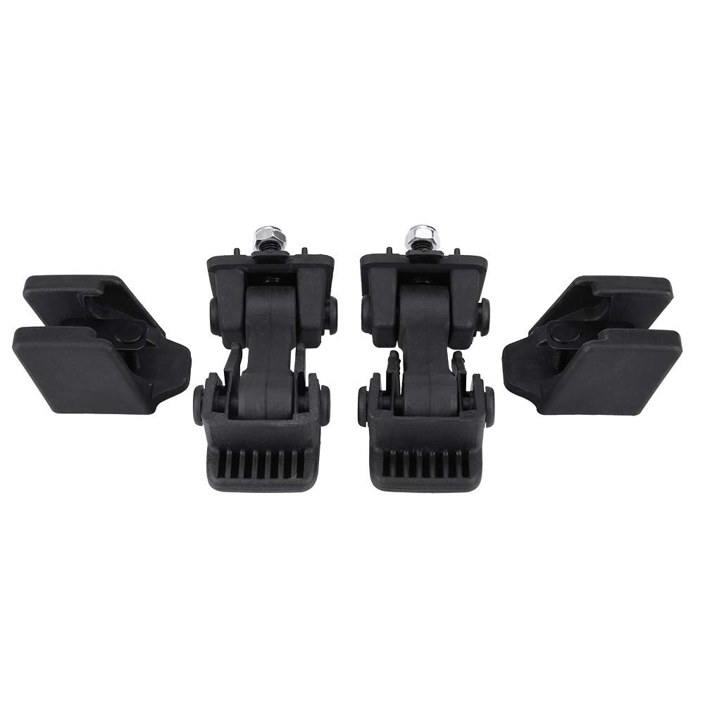 Hood Catch, 2 Sets of Hood Latch Safety Catch and Bracket for Wrangler TJ 97-06 55176636AD 55395652AC