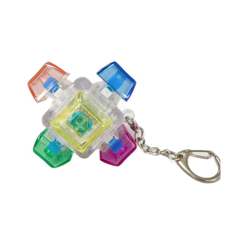 Portachiavi Fidget Tastiera Keycap Giocattolo Antistress Portachiavi Giocattolo Pulsante Antistress Tappi Tastiera Portachiavi Antistress Giocattoli Asmr