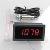 DC 8-24V 4 Digital Motor Red LED Tachometer RPM Speed Measure Gauge Meter Tester