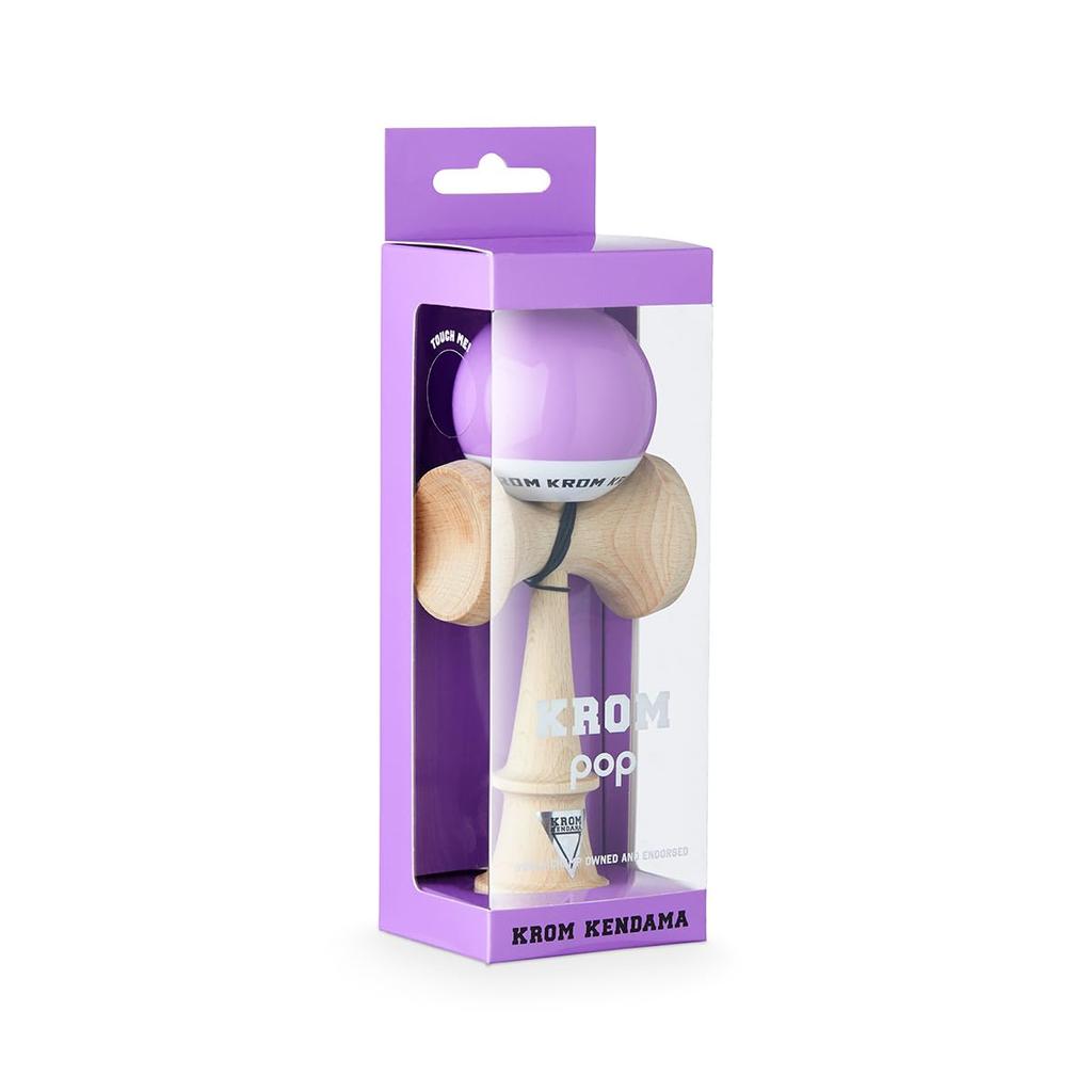 Kendama KROM POP Chrome Pop LOL Sticky Clear (Lavendel)