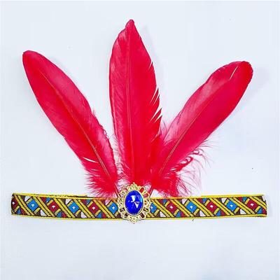 Peříčkové čelenky Flapper Mardi Gras Ples Taneční Hlavová ozdoba na Párty Karnevaly Oslavy Pokrývka hlavy Úprava vlasů