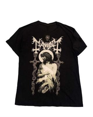 Seltenes Mayhem Band Black Metal 100% Baumwolle T-Shirt Herren T-Shirts Oberteil T-Shirt Tee Oberteil Unisex 2F959