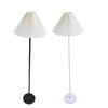 Modern Floor Lamp Multipurpose Stylish Minimalist Fabric Round Lamp Shade Standing Lamp for Living R