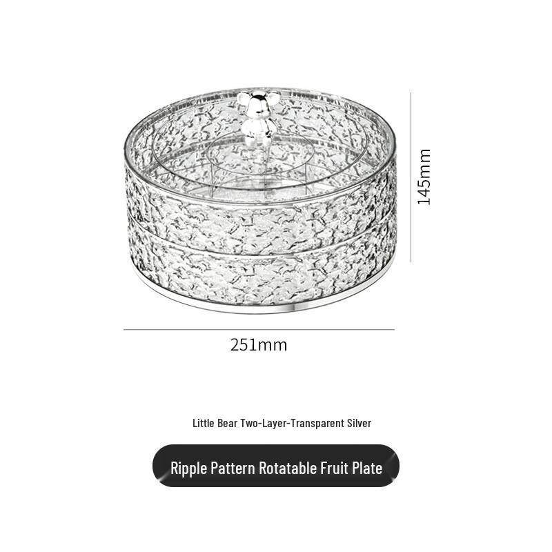 Ru Han Multi-layer Divided Fruit & Snack Plate