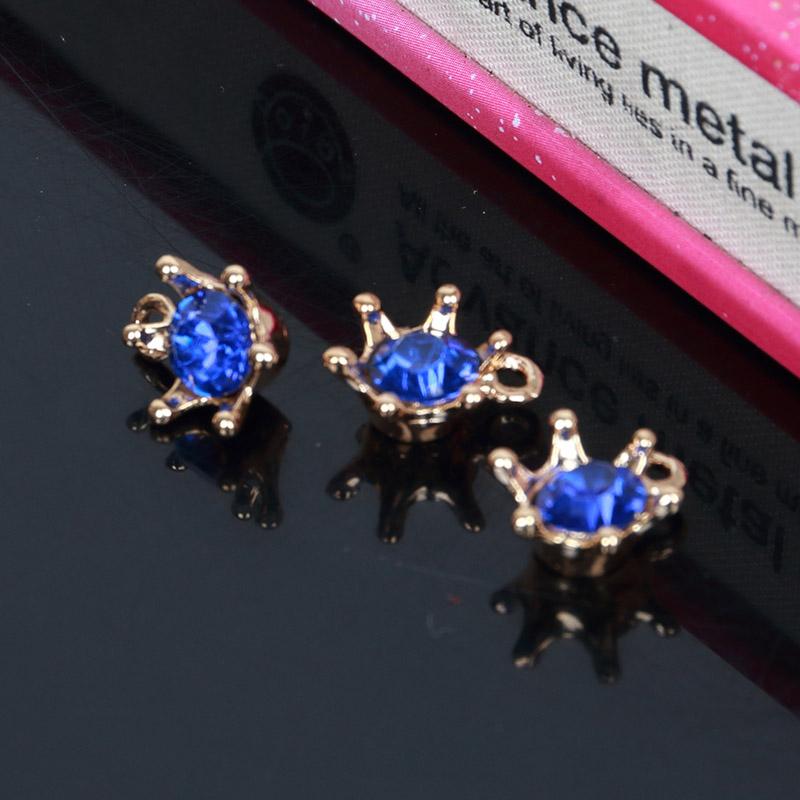 Engood 100Pcs Rhinestone Buttons Sewing Trim & Embellishments Craft Buckle DIY Pendant for DIY Hair Apparel Accessories ZJ41