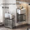 Wall-Mounted Stainless Steel Utensil Holder: Chopstick, Knife & Spoon Storage Rack