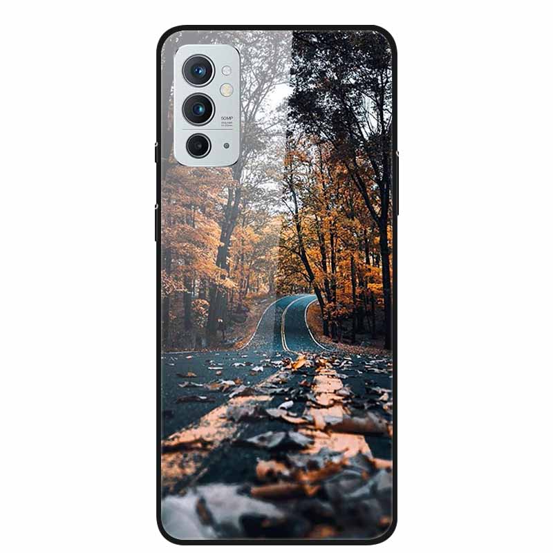 Tempered Glass Cover For Oneplus 9RT Case 1+ 9RT Hard Back Cover for Oneplus 9RT 5G Case Coque Bumper Funda OnePlus 9 1+9RT