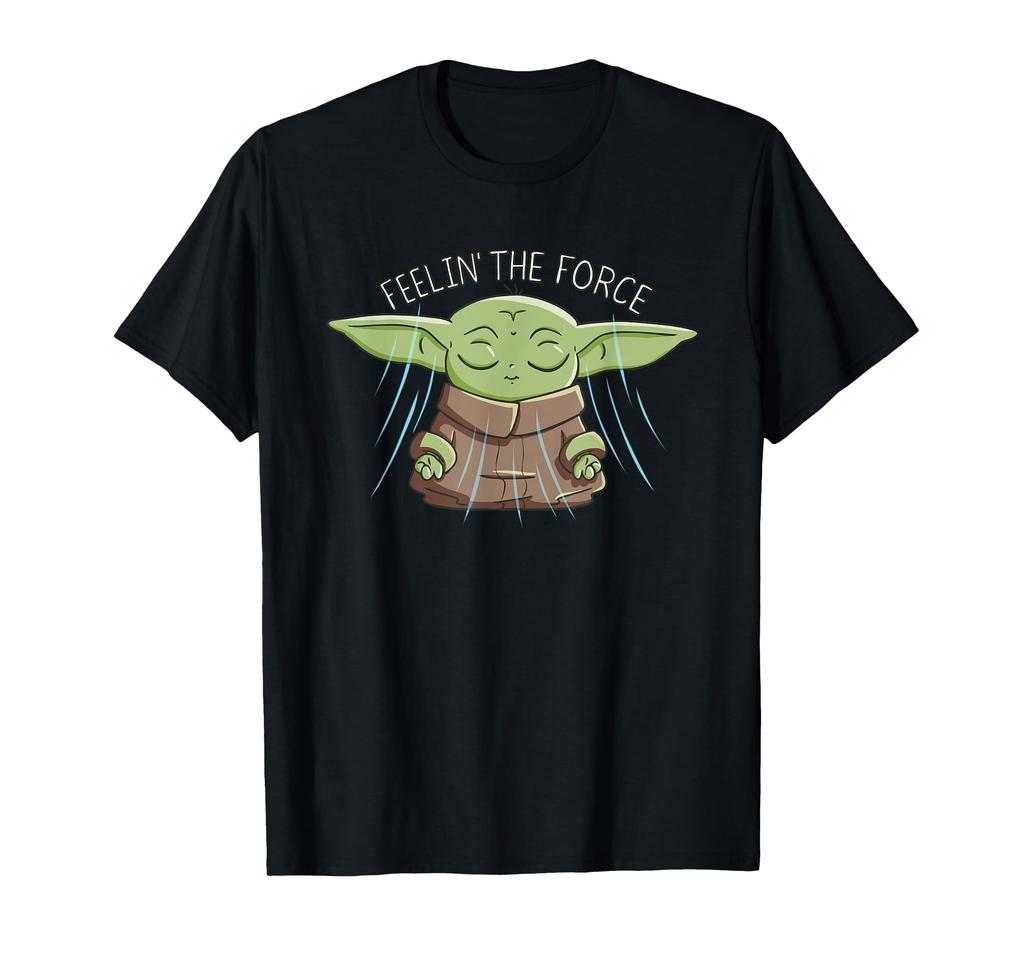 Star Wars The Mandalorian The Child Feelin' The Force T-Shirt