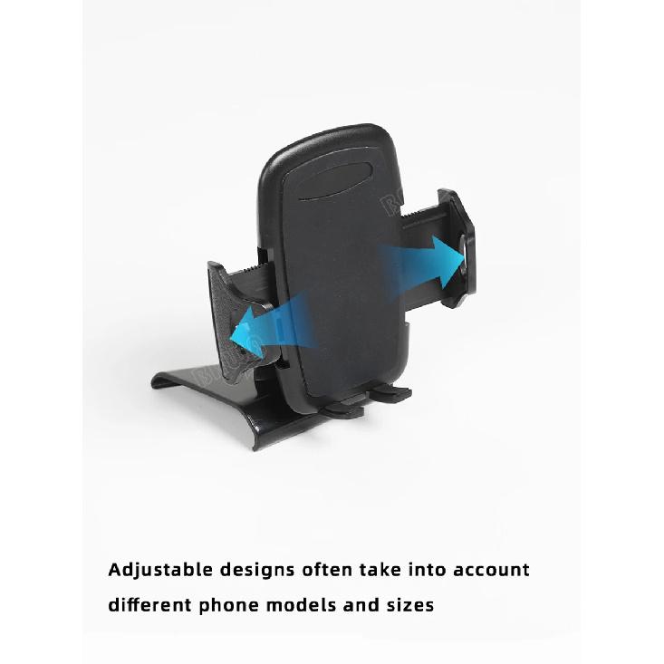 BAWA Car Adjustable Mobile Phone Holder GPS Stand Braket Mount Accessories For Jeep Wrangler JL JT 2018 2019 2020 2021 2022 2023